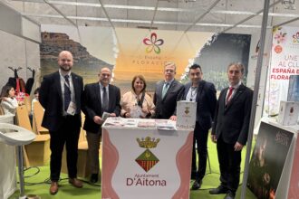 Visita a l'estand de 'España en floración'